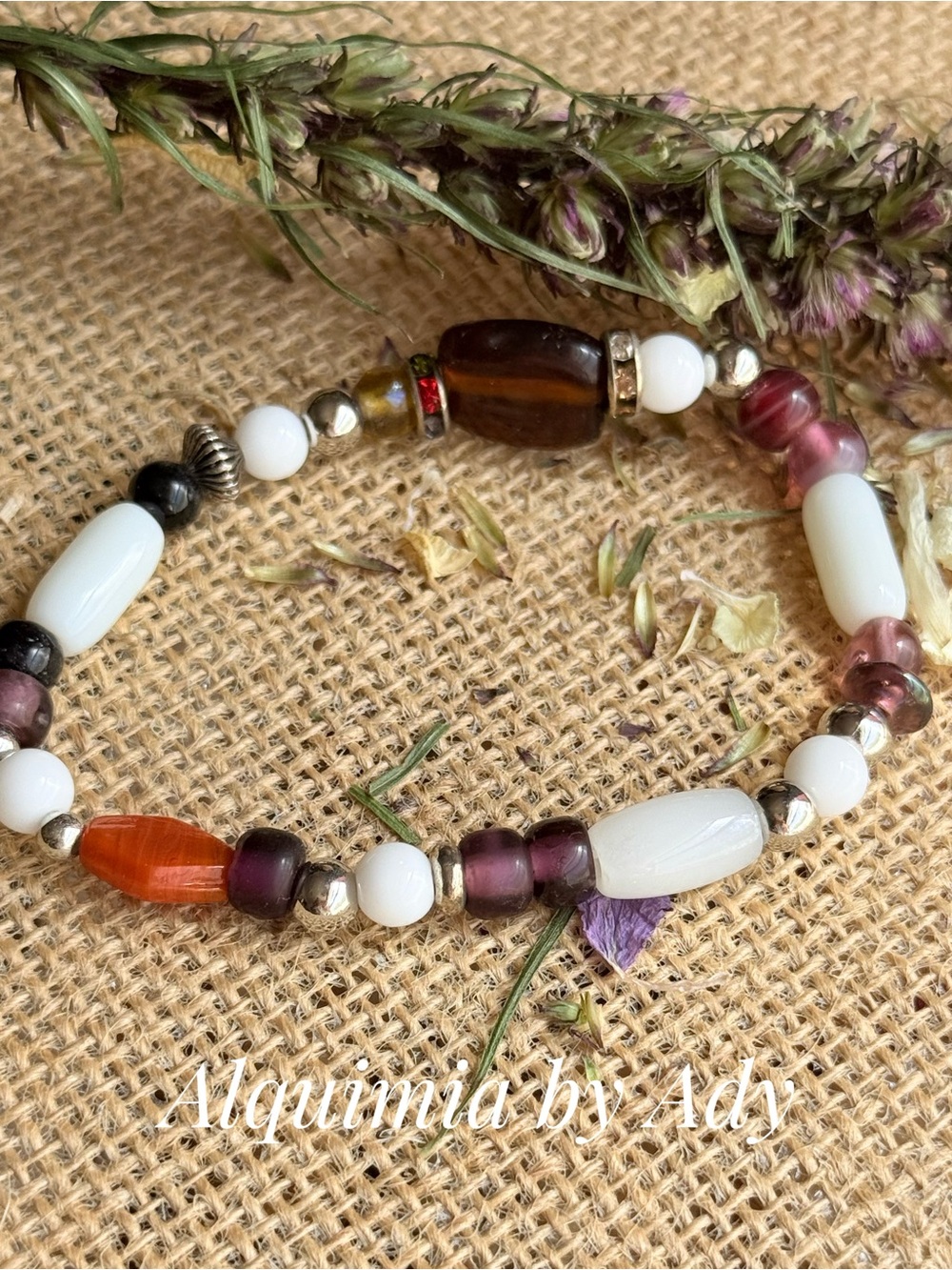 Fall + Multicolor Beaded Stretch Bracelet